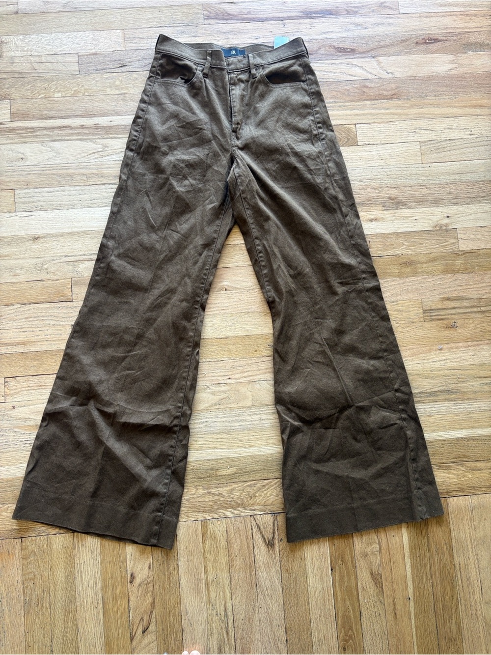 Banana Republic Italian Linen-Cotton Wide-Leg Jean